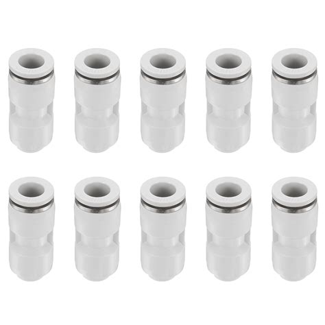 10pcs 3/8" x 1/4" Pneumatic Push to Connect Fittings Straight Union ...