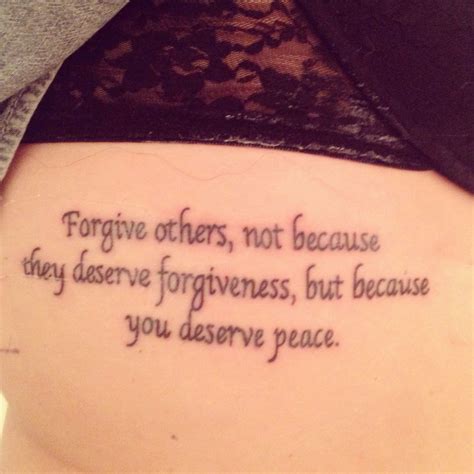 Forgiveness Tattoo Inspiration