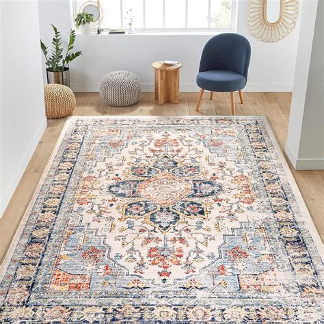 Area Rug 5x7 Rugs for Living Room 5x7 Rugs Washable Rugs 5x7 Rug Carpet ...