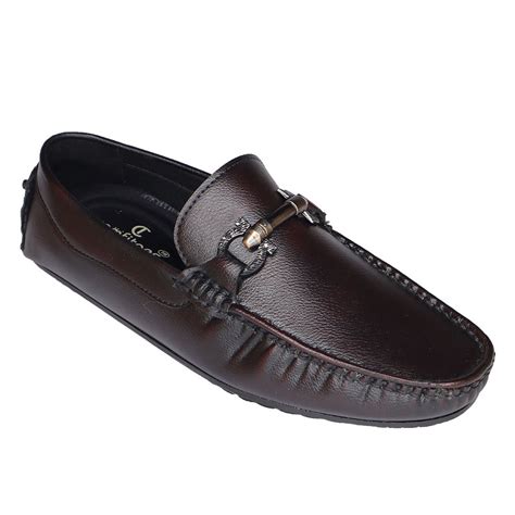 Buy Leather Cherry Buckled Casual Loafer for Mens