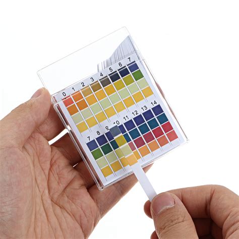 100pcs/box ph test strips precision four-color comparison 0-14 ph ...