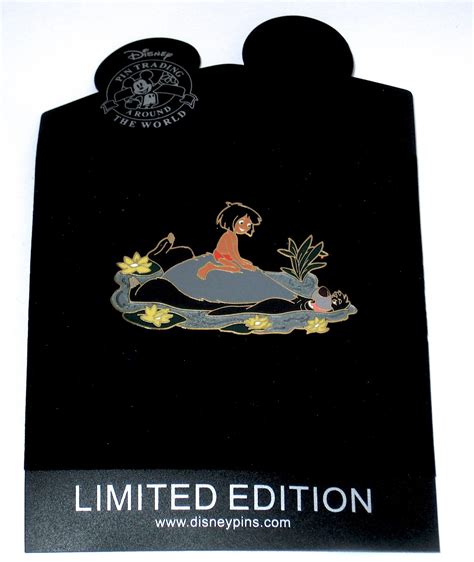 LE 100 Disney Pin Mowgli & Baloo Jungle Book Bare Necessities Lilies NEW RARE | eBay