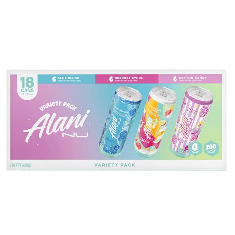 Alani Nu Energy Slush Variety Pack, 18 Count, 12 oz - $9.97 at Costco