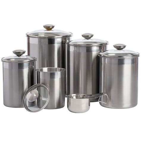 Buy SilverOnyx Canisters Sets for the Kitchen Counter, 10-Piece ...