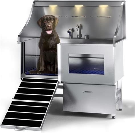 Amazon.com : Dog Washing Station, LED Professional Stainless Steel Dog ...