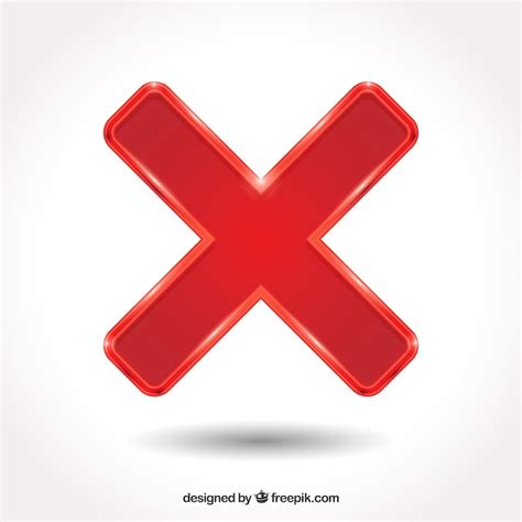 Rotes X Bilder - Kostenloser Download auf Freepik
