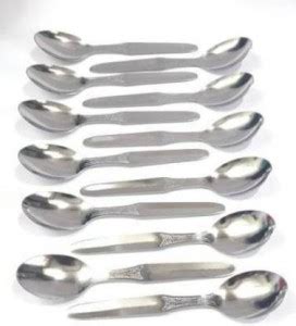 T-KA108 Stainless Steel Dinner Spoon/Table Spoon Set Length 16.6cm ...