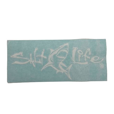Salt Life Window Decal Shark White - Walmart.com