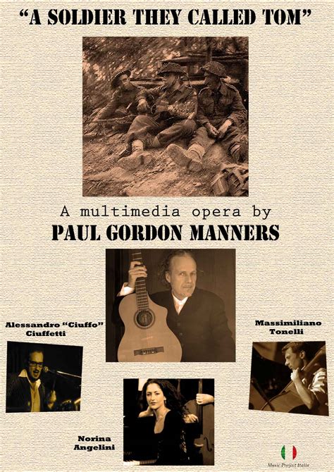 STASERA A SALUDECIO, UN’OPERA FIRMATA PAUL GORDON MANNERS E LA SUA BAND