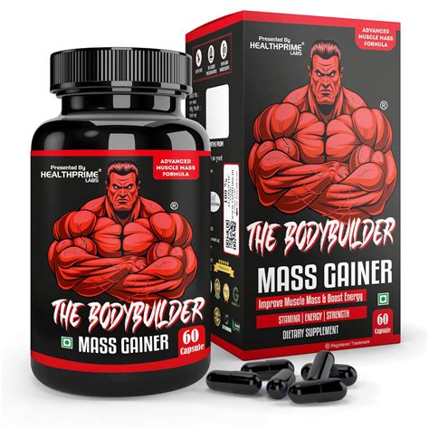 THE BODYBUILDER CAPSULE FOR WEIGHT GAIN, MUSCLE BUILDING AND MUSCLE ...