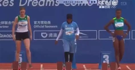 Untrained Somalian Athlete At International Event Goes Viral