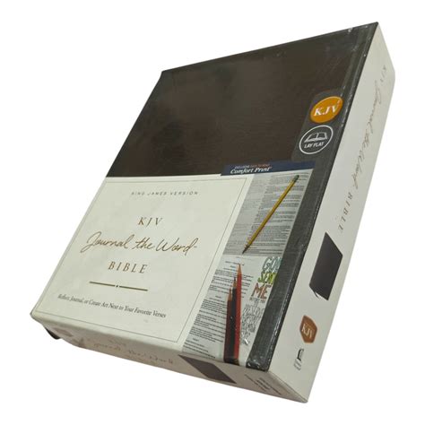KJV Journal the Word Bible, Hardcover, Wide Margins for Note-Taking, R ...