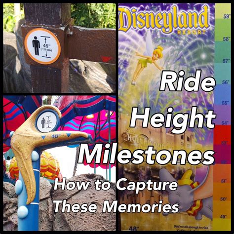 Disneyland Resort Ride Height Milestones | Disneyland, Theme parks ...