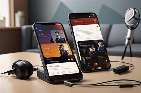 Smartphone showing the user interface for the Wrapped AI podcast