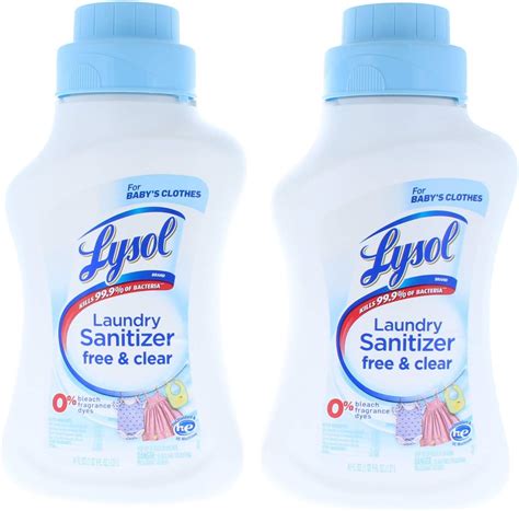 2 Pk Lysol Laundry Sanitizer Free And Clear 41 Oz | Desertcart INDIA