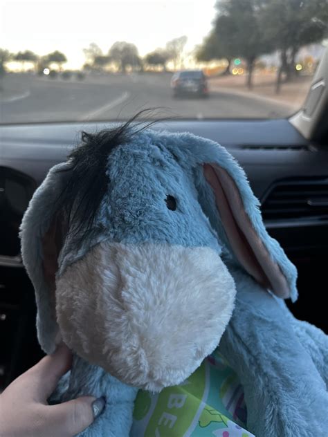 Daddi and I went to Build A Bear and made Eeyore!! 💙 He smells like ...