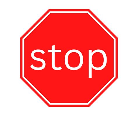 Image result for Stop Sign Print Out