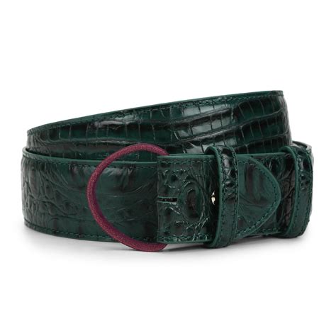Buy Men Green Solid Smart Casual Belts Online - 672926 | The Collective