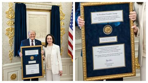 Explained: Why Machado’s Nobel Peace Prize can’t be transferred to Trump