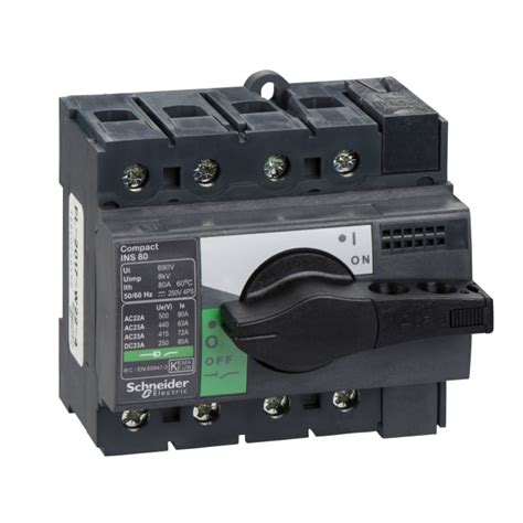 28905 Schneider Electric | Schneider Electric 4 Pole Isolator Switch ...
