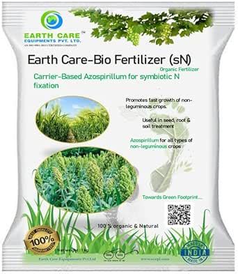 EARTH CARE EQUIPMENTS-Bio-Fertilizer-Azospirillum (1 Kg) : Amazon.in ...