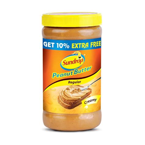 Sundrop Peanut Butter, Creamy, 462g with Free Peanut Butter, 46g ...