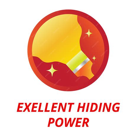 Premium Vector | Exellent hiding power icon for paint industry
