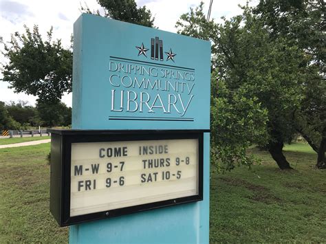 Dripping Springs library reopens for limited services after closing ...