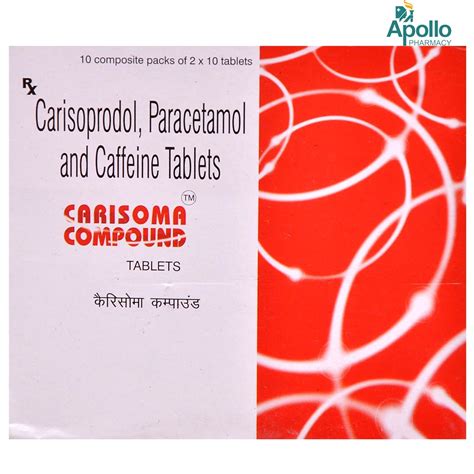 Carisoma Compound Tablet 10's Price, Uses, Side Effects, Composition ...