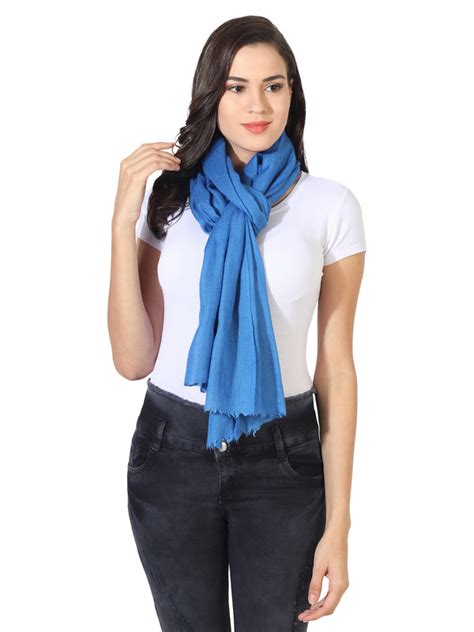 Micro Wool Solid Women Stole | Lightweight Essential (80 × 28 Inches ...