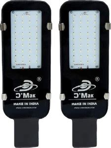 D'Mak 15 Watt Ultra Slim LED Street Light (White) - Set of 02 Flood ...