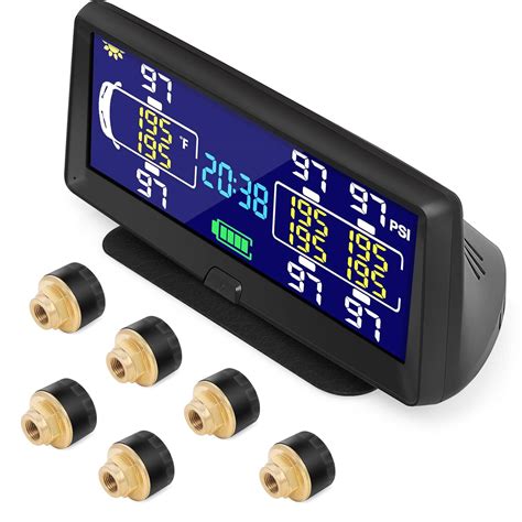 Buy RV Tire Pressure Monitoring System, OGIOOGIA 7.84 Inchs Solar ...