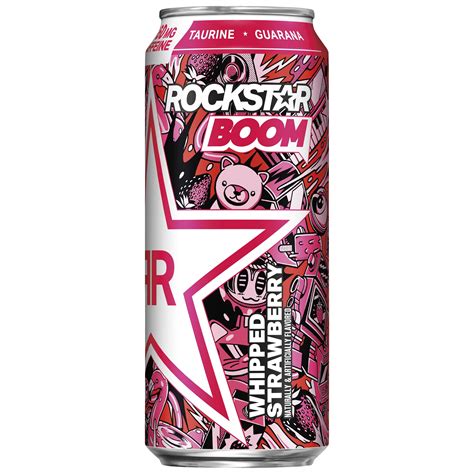 Rockstar Boom Whipped Strawberry Energy Drink, 16 Fl. Oz. - Walmart.com