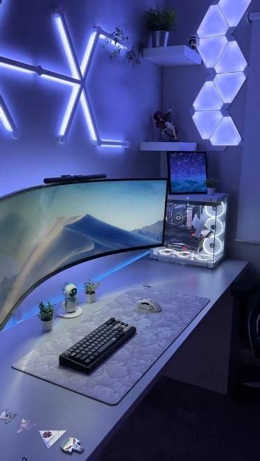 Image result for Nice PC Setups Withe Editing Blue Colour