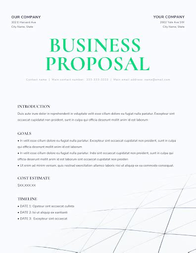 Business Proposal Introduction Example 的图像结果