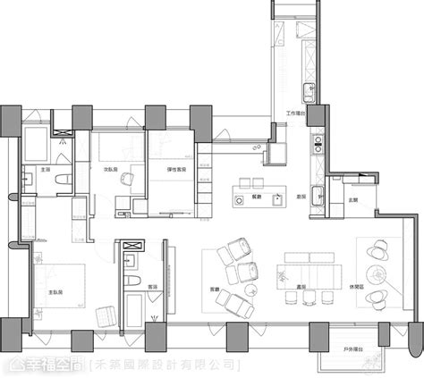150平米房屋设计图三室一厅一卫- _汇潮装饰网