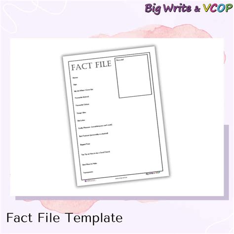 Image result for Writing Fact File Format