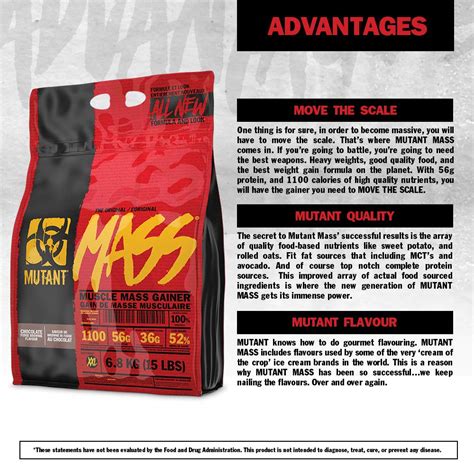 Mutant MASS Gainer, Ultimate Size and Strength Gainer For Putting On ...