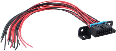 Buy iKKEGOL OBD II J1962F OBD2 16 Pin Female Connector Dash Port Open ...