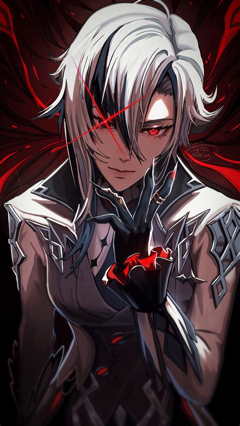 arlecchino (genshin impact) drawn by cyclic_abelian | Danbooru