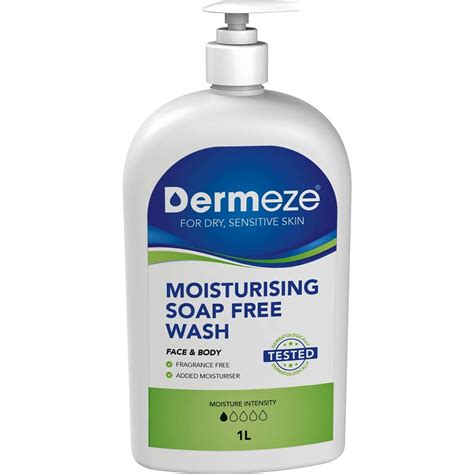 Dermeze Soap Free Body Wash & Facial Cleanser 1l | Woolworths