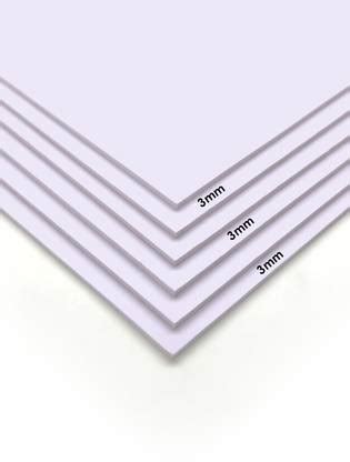 Creatify Sunboard/ Hard Foam Sheet, Pack of 6, 3mm , A4 Size, for Art ...