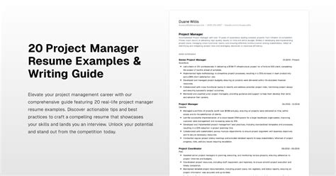 Image result for Linux Project Manager Resume
