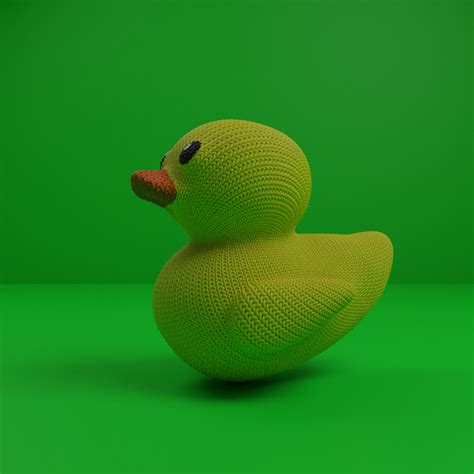 🦆 KNITTED DUCK - CUTE 3D PRINTED DESIGN・ 3D File for 3D printing・Cults