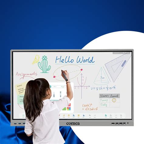Cornea Finger Touch 65 Inches Interactive Flat Panel Display, For ...
