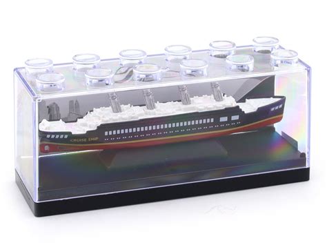 Cruise Ship black miniature scale model | Scale Arts India