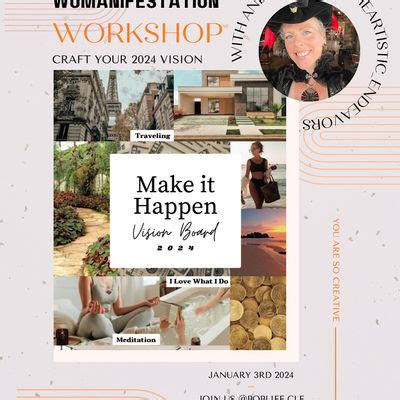 Wo-MANIFEST Your BEST Year Yet! Craft Your 2024 Vision Board Workshop ...