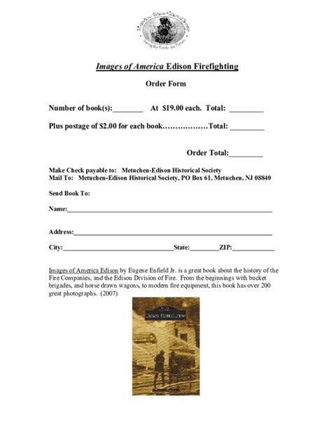 Fillable Online Order Form-Arcadia Edison Firefighting Fax Email Print ...