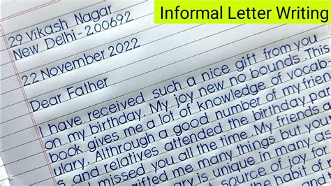 Informal Letter Writing Samples 的图像结果