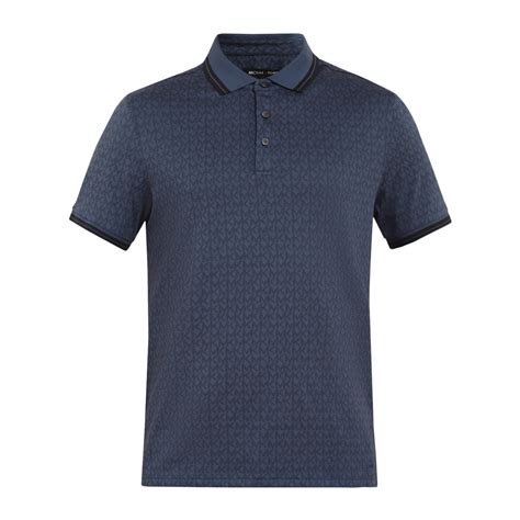 Buy Men Navy Prints Polo Polos Online - 976653 | The Collective